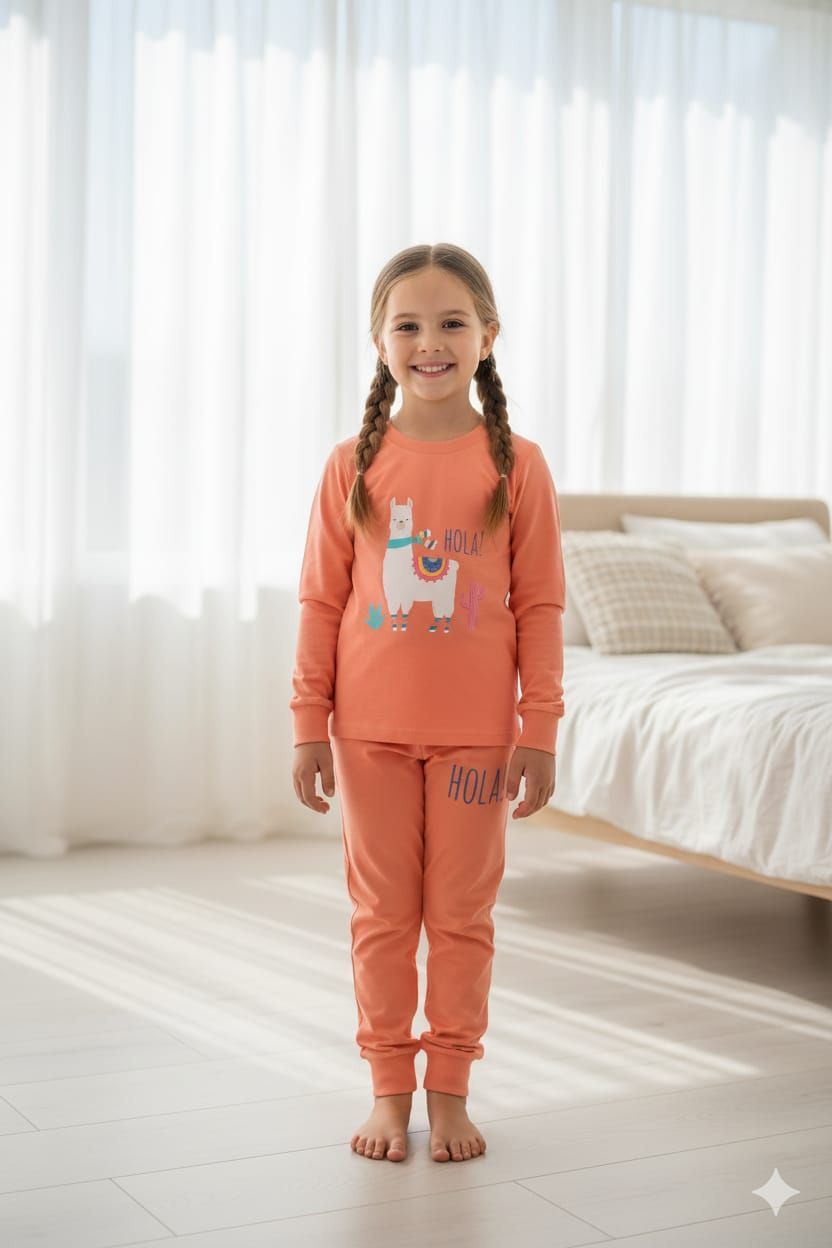 HOLA! Long Sleeves Pyjamas Set