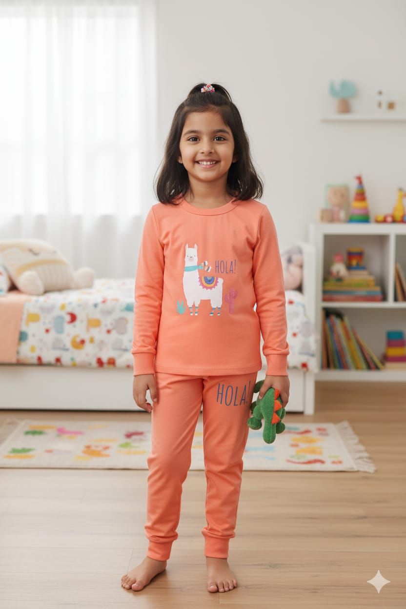 HOLA! Long Sleeves Pyjamas Set
