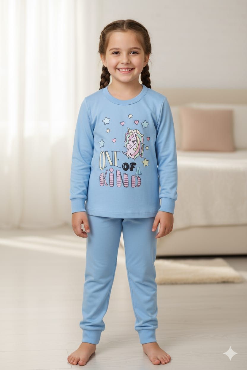 Unicorn  Cotton Long sleeves pyjamas set