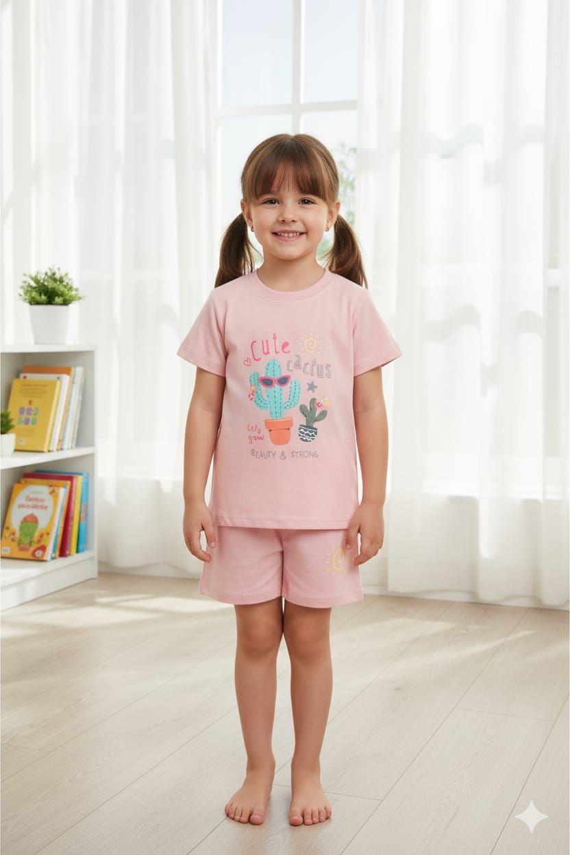 Cute cactus Pink pyjamas set