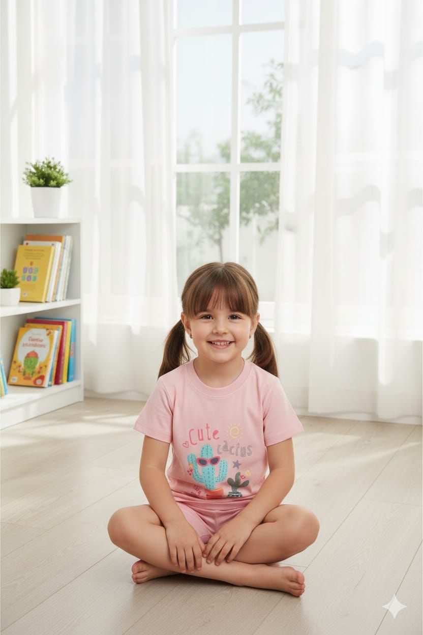 Cute cactus Pink pyjamas set