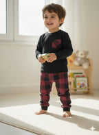 Black cherry unisex pyjamas set