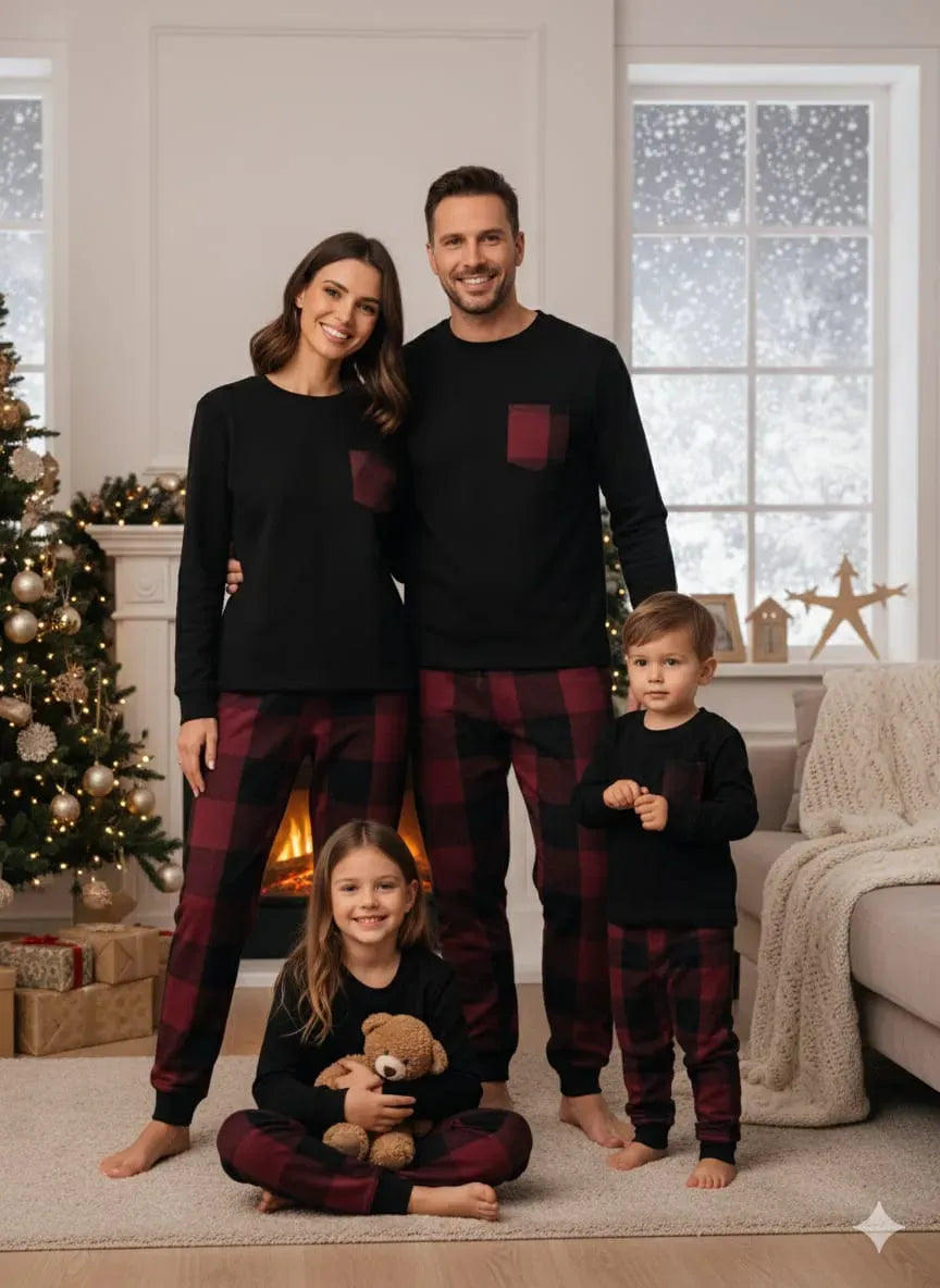 Black cherry pyjamas set