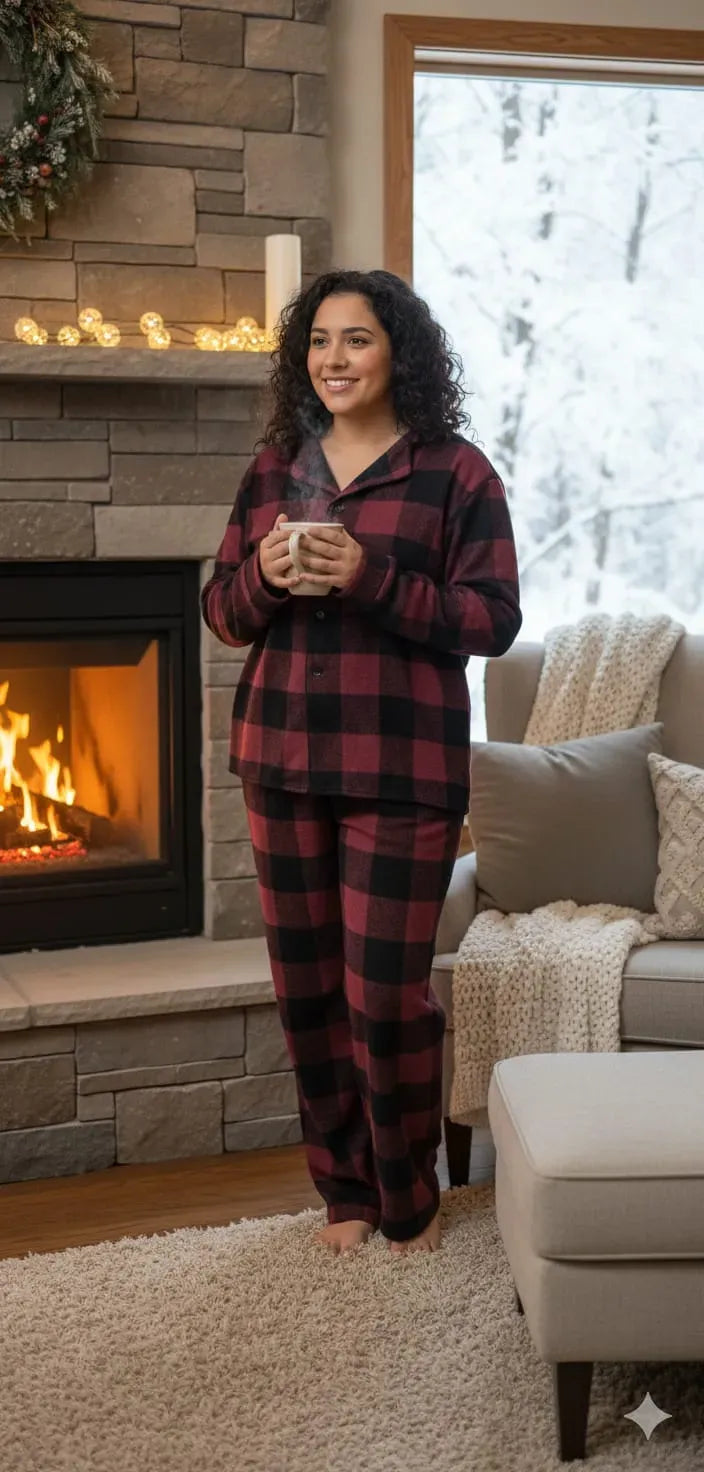 Classic cherry pyjamas set
