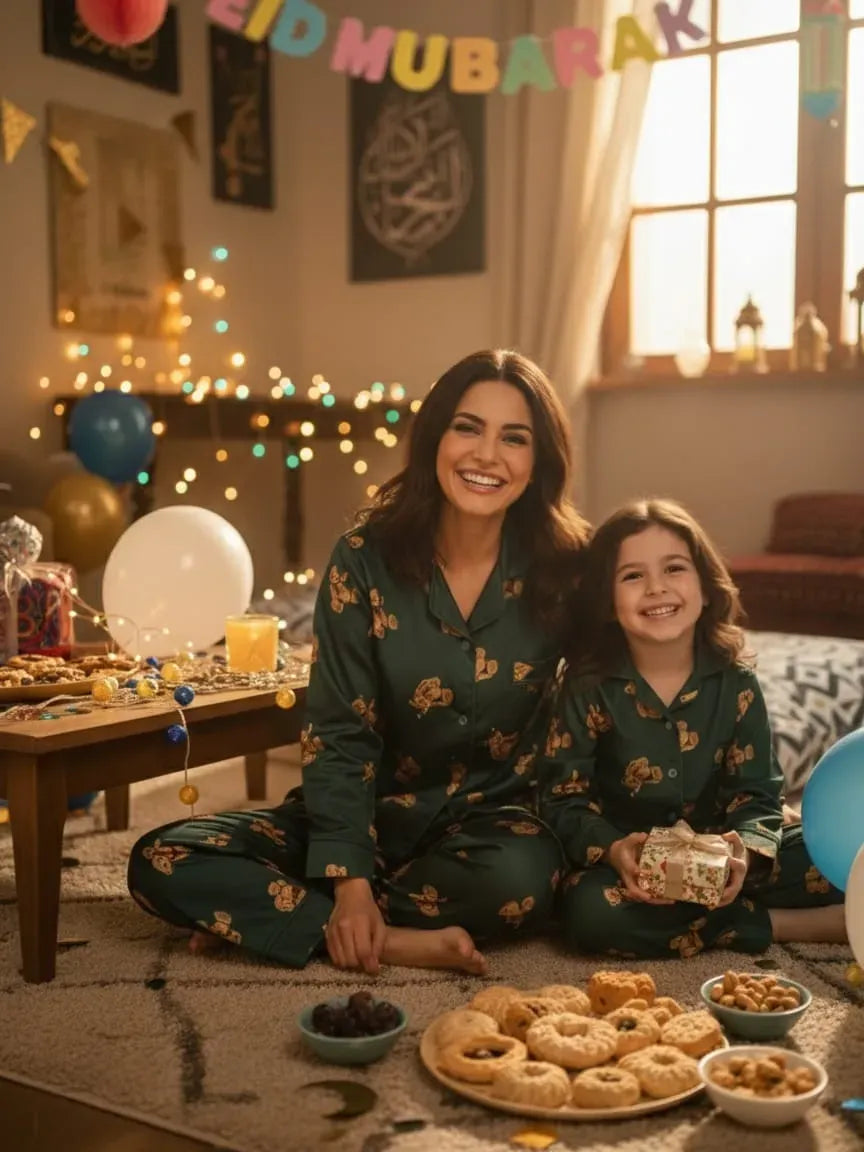 Leilt AlEid Teddy classic matching pyjamas limited edition