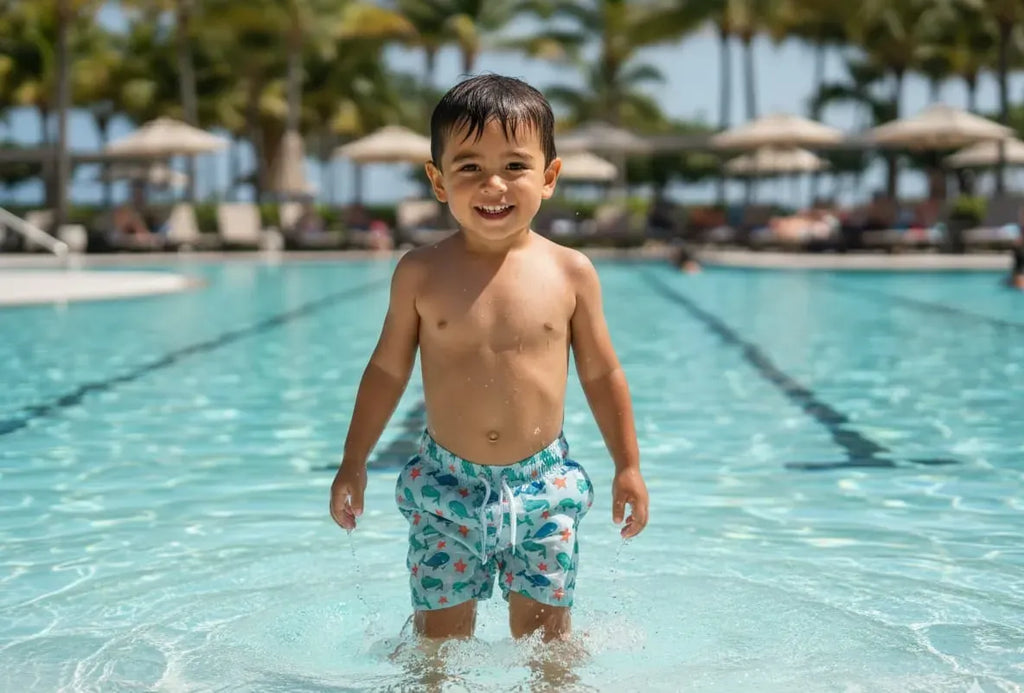 whales swim shorts
