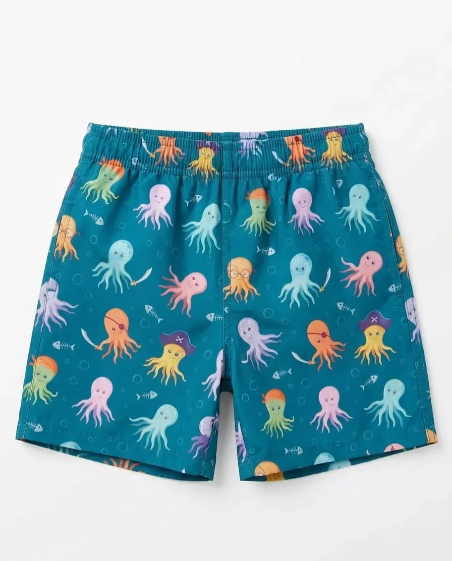 octopus swim shorts